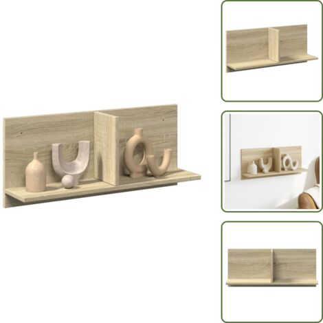 Armadio in legno - vidaXL Mobile a Parete 70x16,5x30cm Rovere Sonoma in Legno Multistrato - Armadio in truciolato