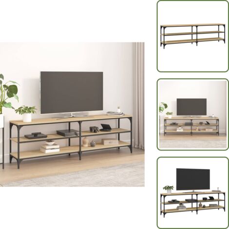 Armadio in legno - vidaXL Mobile Porta TV Rovere Sonoma 160x30x50 cm in Legno Multistrato - Armadio in legno multistrato