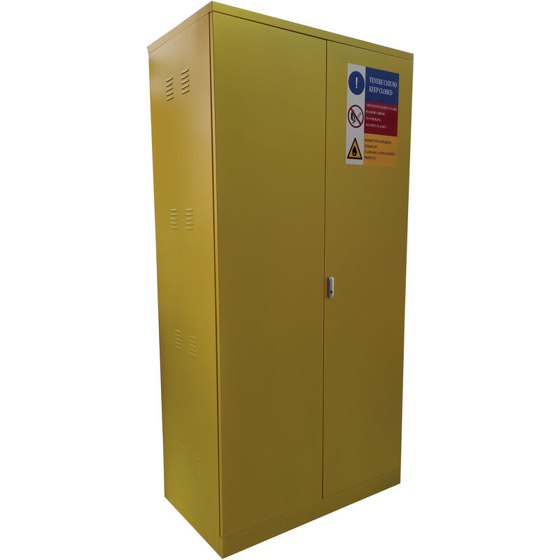 Armadio in metallo per vernici e solventi, cm