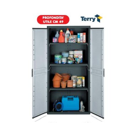 ARMADIO IN RESINA TERRY 90X54X180 JUMBO 2900U MAGNUM