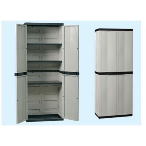 ARMADIO IN RESINA TREND LINE TUTTOPIANI CM. 65x37x165H ARREDO CASA GIARDINO