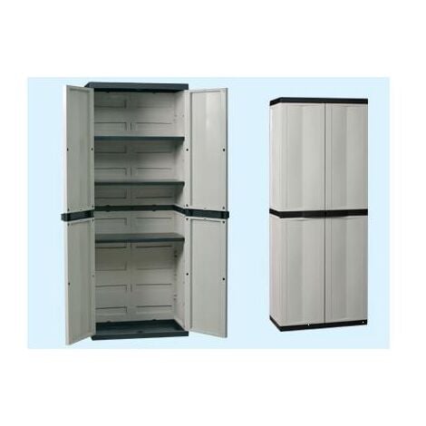ARMADIO IN RESINA TREND LINE TUTTOPIANI CM. 65x37x165H ARREDO CASA GIARDINO