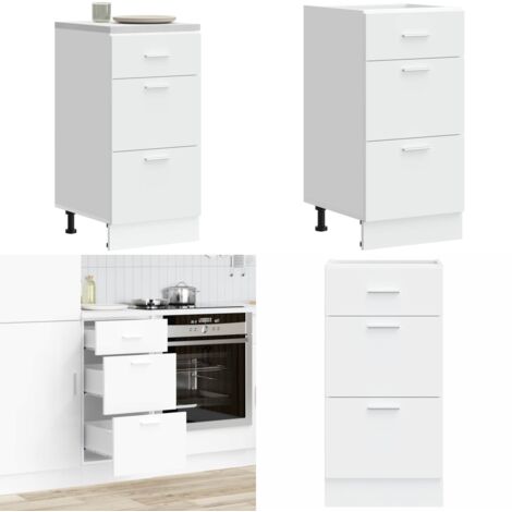 Armadio Inferiore “Lyon” Bianco 40x46x81,5 cm - Armadio inferiore - Armadio cucina
