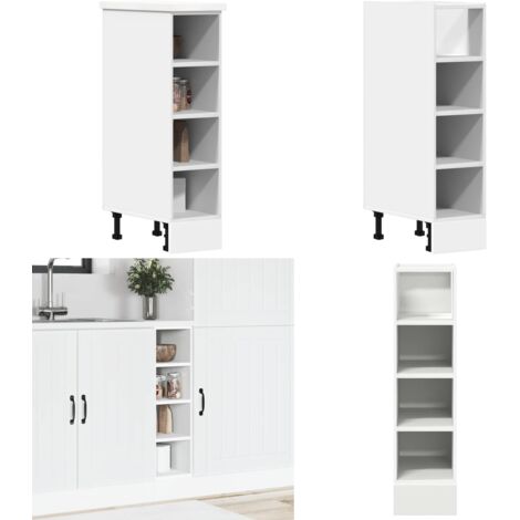 Armadio Inferiore “Riga” Bianco 20x44,5x81,5 cm - Armadio inferiore - Armadio cucina