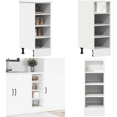 Armadio Inferiore “Riga” Bianco 30x44,5x81,5 cm - Armadio inferiore - Armadio cucina