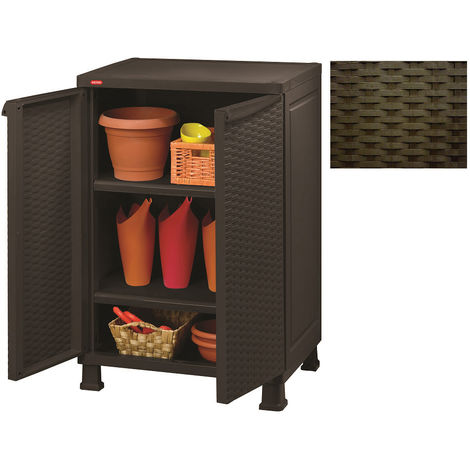 1 PZ Di ARMADIO KETER CM.65X45X91H T/PIANI BROWN - CAP-10000