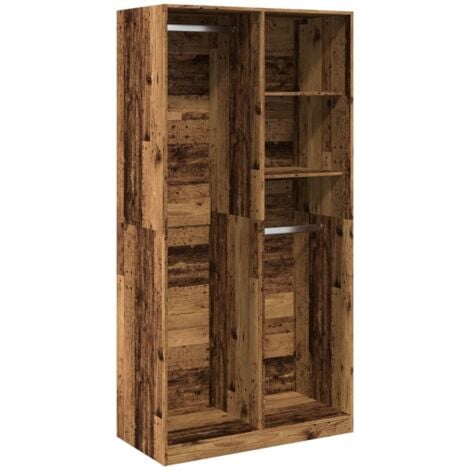 Armadio Legno Antico 100x50x200 cm in Legno Multistrato vidaXL