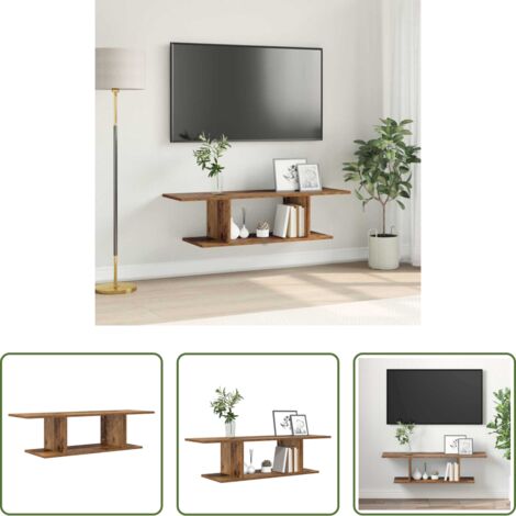 Armadio marrone -  Set mobile TV Marrone 103 x 30 x 26,5 cm Legno multistrato