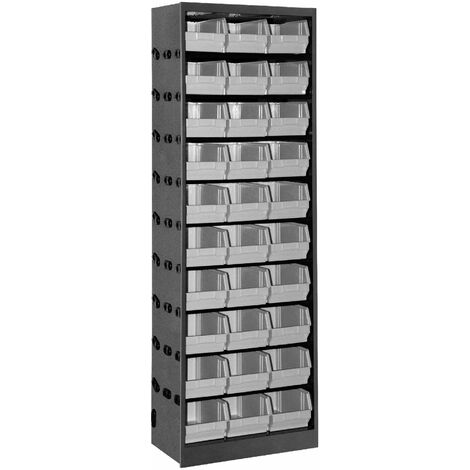 Armadio metallico con 30 contenitori