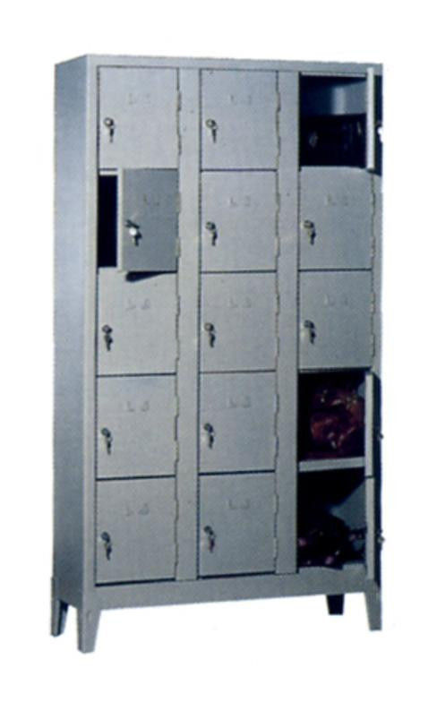 Image of Coarme - Armadio metallo acciaio portaborse 15 vani 101x50x180