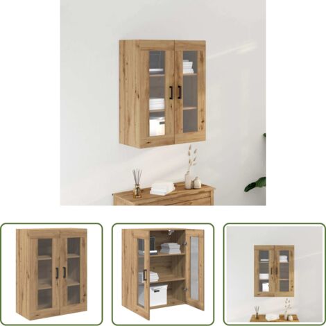 Armadio moderno -  Armadietto a muro Rovere artigianale 69,5 x 34 x 90 cm
