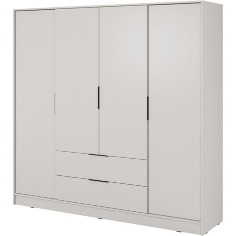 Armadio moderno in cashmere - Dimensioni 206 x 200 x 51 cm - Eleganza e funzionalità