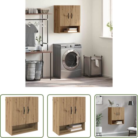 Armadio moderno -  Mobiletto a muro Rovere artigianale 60 x 31 x 70 cm