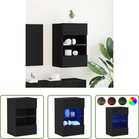 Armadio moderno -  Set mobile TV Nero 40 x 30 x 60,5 cm Legno multistrato