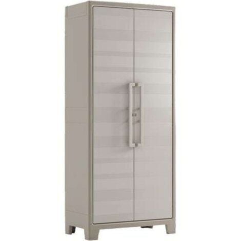 ARMADIO MULTISPACE IMPERMEABILE GULLIVER KETER - PPL SABBIA BEIGE 2 ANTE CM 80X44 H.CM 182 - 1 pezzo
