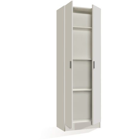 Armadio multiuso 2 ante  H cm 180 x L cm 58 x P cm 37DH