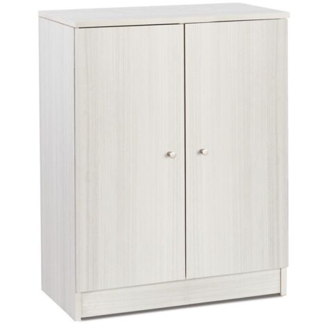 Armadio multiuso basso due ante Eucalipto 62x34x h80 cm