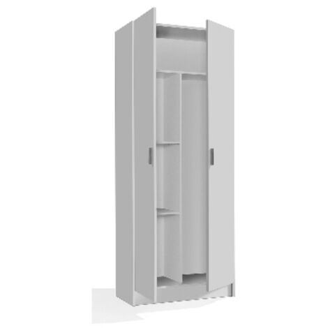 Mobile multiuso portascope 195x80x37 cm bianco (0)