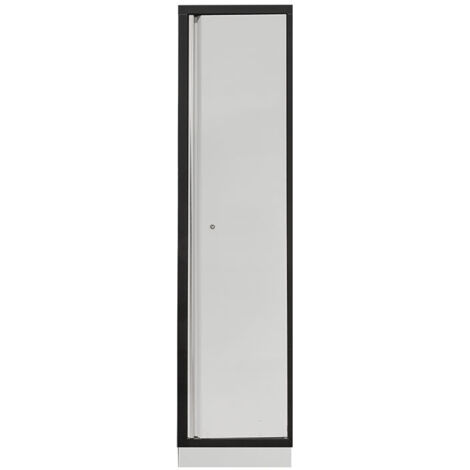 Armadio officina FERVI A007/02 a 1 anta con 3 piani interni - 600 x 458 x 2000 h mm