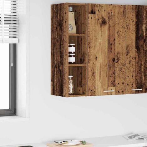 Armadio pensile Legno vecchio 20 x 29,5 x 80 cm vidaXL