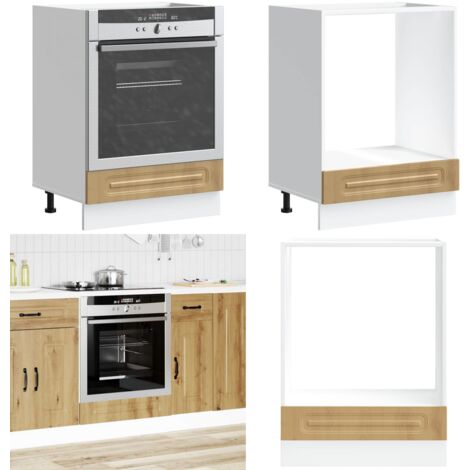 Armadio per Forno Kalmar Rovere Artigianale Legno Multistrato - Armadio per cucina - Armadio in legno