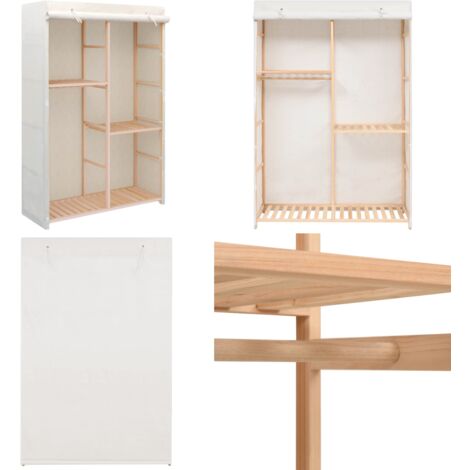 Armadio per Indumenti a 3 Ripiani 110x40x170 cm - Armadio con 3 ripiani - Armadio per indumenti