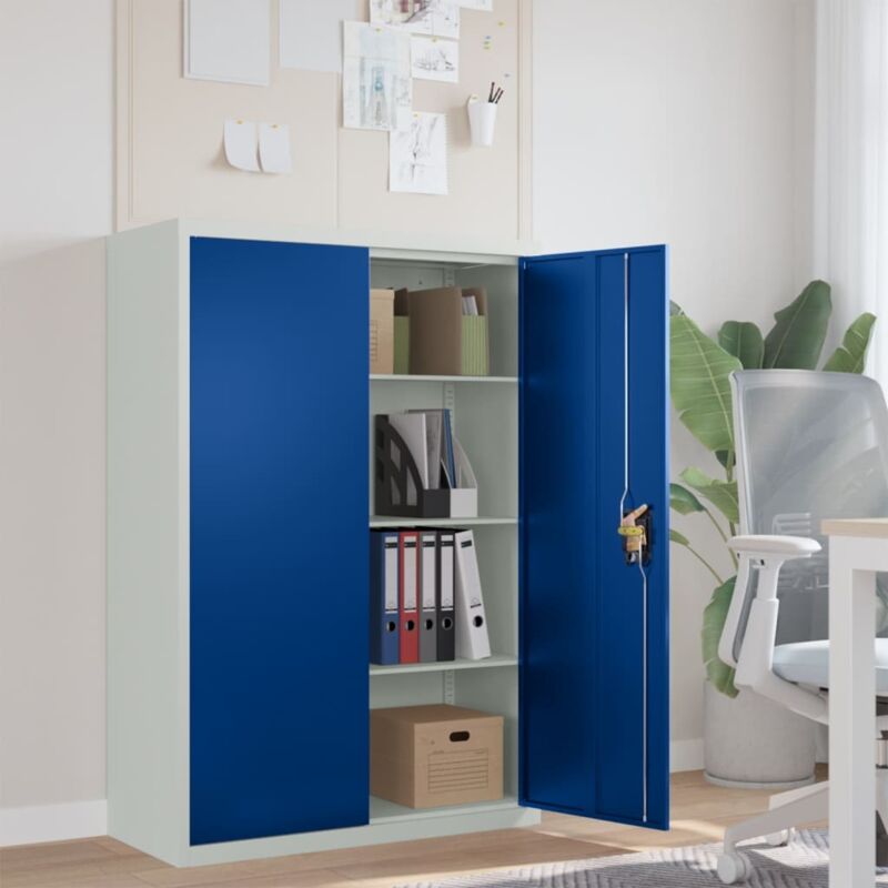 Vidaxl - Armadio per Ufficio in Metallo 90x40x140