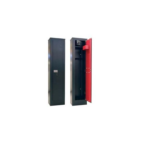 ARMADIO PORTAFUCILI CON TESORETTO  mm.430x300x1450h. 8 posti peso kg.42    QUALITY