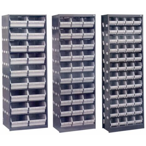 ARMADIO PORTAMINUTERIA 1102 CM. 68X19X190H-114 CONTENITORI