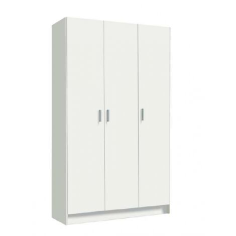 Armadio Portascope Da Interno.Armadio Portascope 180 Cm Bianco Opaco Con Tre Ante Bianco Fo007143o