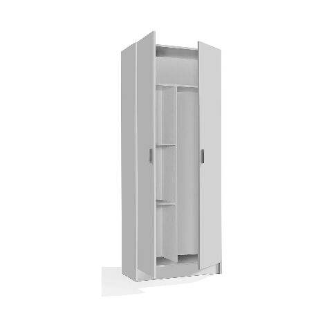 Armadio portascope 2 ante Bianco