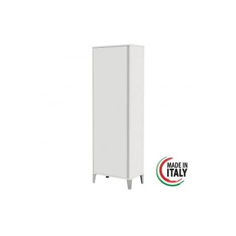armadio portascope bianco, 60x35x183cm