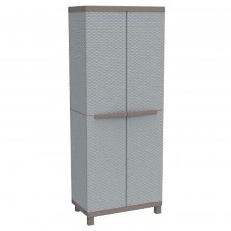 ARMADIO RESINA TERRY CRATTAN TUTTOPIANI 68X39X170H RATTAN Armadi Resina