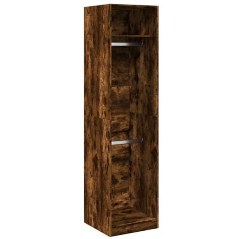 Armadio Rovere Fumo 50x50x200 cm in Legno Multistrato vidaXL