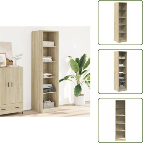 Armadio rovere sonoma - vidaXL Armadio Rovere Sonoma 50x50x200 cm in Legno tecnico - Armadio per casa