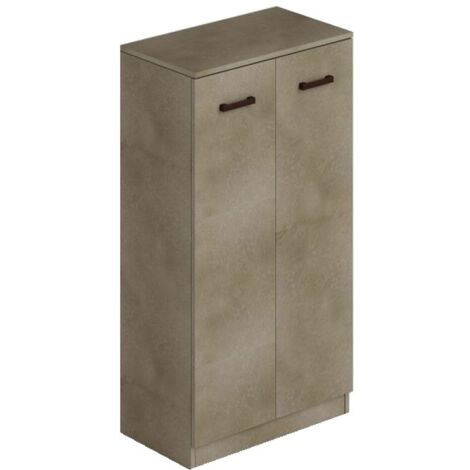 Armadio scarpiera multiuso argilla 2 ante h130x71x38