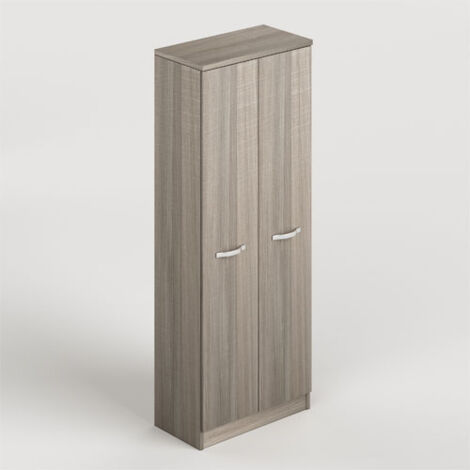 Armadio scarpiera multiuso olmo due ante con portascope cm h182x71x38
