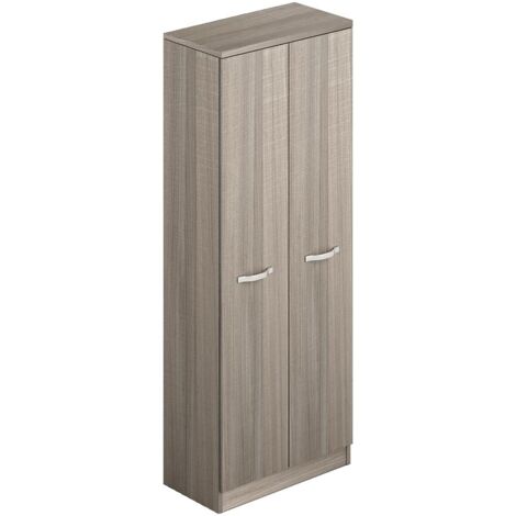 Armadio scarpiera multiuso olmo due ante con portascope cm h182x71x38