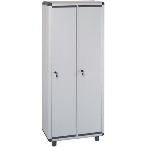 ARMADIO SPOGLIATOIO RESINA A 2 POSTI IN KIT C/SERRAT- 1,0 pz