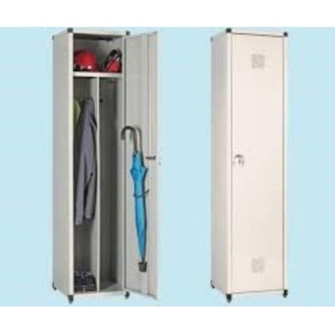 ARMADIO SPOGLIATOIO SPORCO PULITO METALLO 183X44X43 BRICO7G