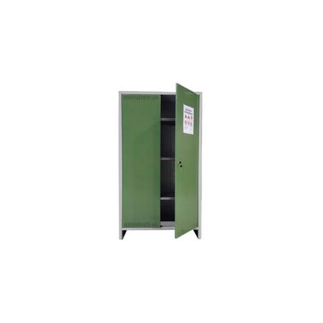 ARMADIO STOCCAGGIO FITOSANITARI A DUE ANTE CM.179,5H.  cm.100x40x179,5h, smontato    PROMETAL
