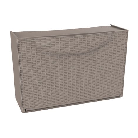 Armadio  Terry  Scarpiera Rattan Tortora