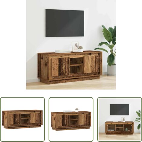 Armadio tv -  Mobile TV Legno vecchio 102 x 35 x 45 cm Legno multistrato