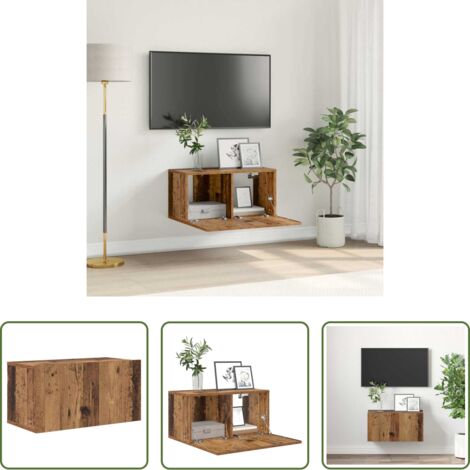 Armadio tv -  Set mobile TV Marrone 60 x 30 x 30 cm Legno multistrato
