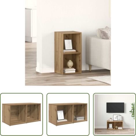 Armadio tv -  Set mobile TV Marrone 72 x 35 x 37 cm Legno multistrato