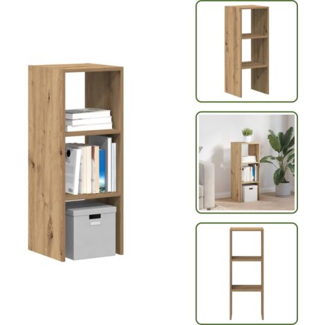 Armadio - vidaXL Libreria Impilabili Rovere Artigianale 30x30x80 cm Truciolato - Armadietto