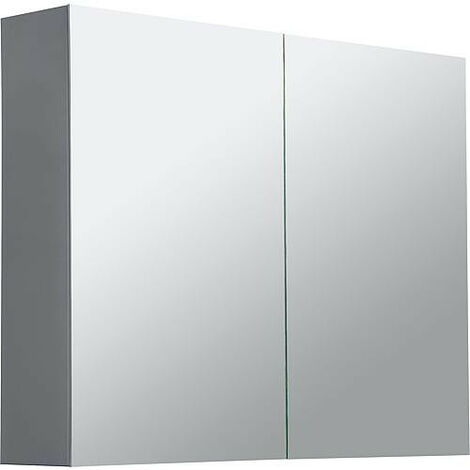 Armaire a glace Blanda optique alu, 2 portes 800x650x165mm
