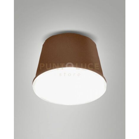 ARMANDA ILLUMINATORE CORTEN A LED 3W 3000K 320LM DIMMERABILE E ORIENTABILE RICARICABILE IP54