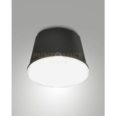 ARMANDA ILLUMINATORE NERO A LED 3W 3000K 320LM DIMMERABILE E ORIENTABILE RICARICABILE IP54