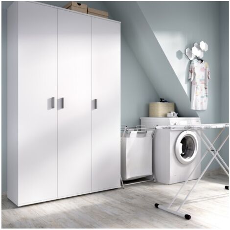 Armario 116x190h blanco mate - Marte